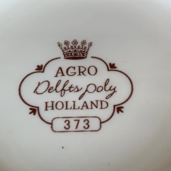 Vtg Agro Delfts Poly Holland Windmill Mug - Picture 6 of 11
